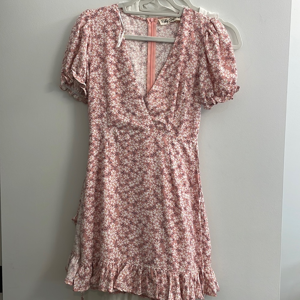 Light weight wrap around sundress